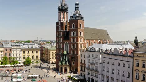 Cracow-Poland-old-historic-palaces-and-castles-breathtaking-aerial-views