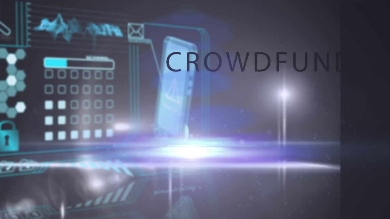 스마트 폰과 크라우드  ⁇ 딩 텍스트를 통해 데이터 처리 애니메이션