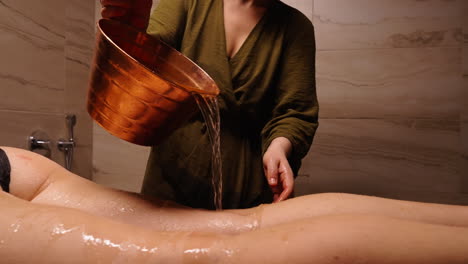 ayurvedic leg and foot treatment