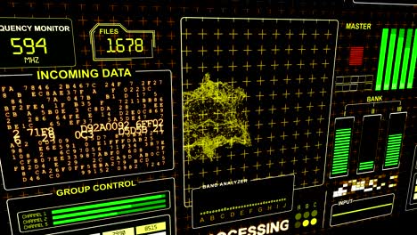 HUD Futuristic technological background