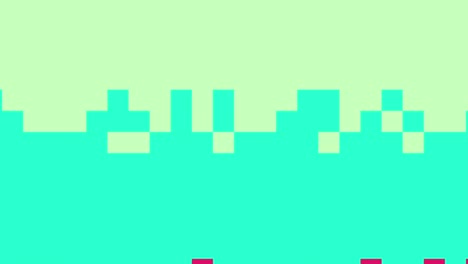 animación de píxeles pastel 4k de fondo con bucle sin costuras.