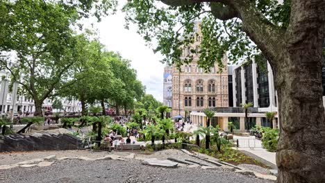 people enjoying a day at the museum