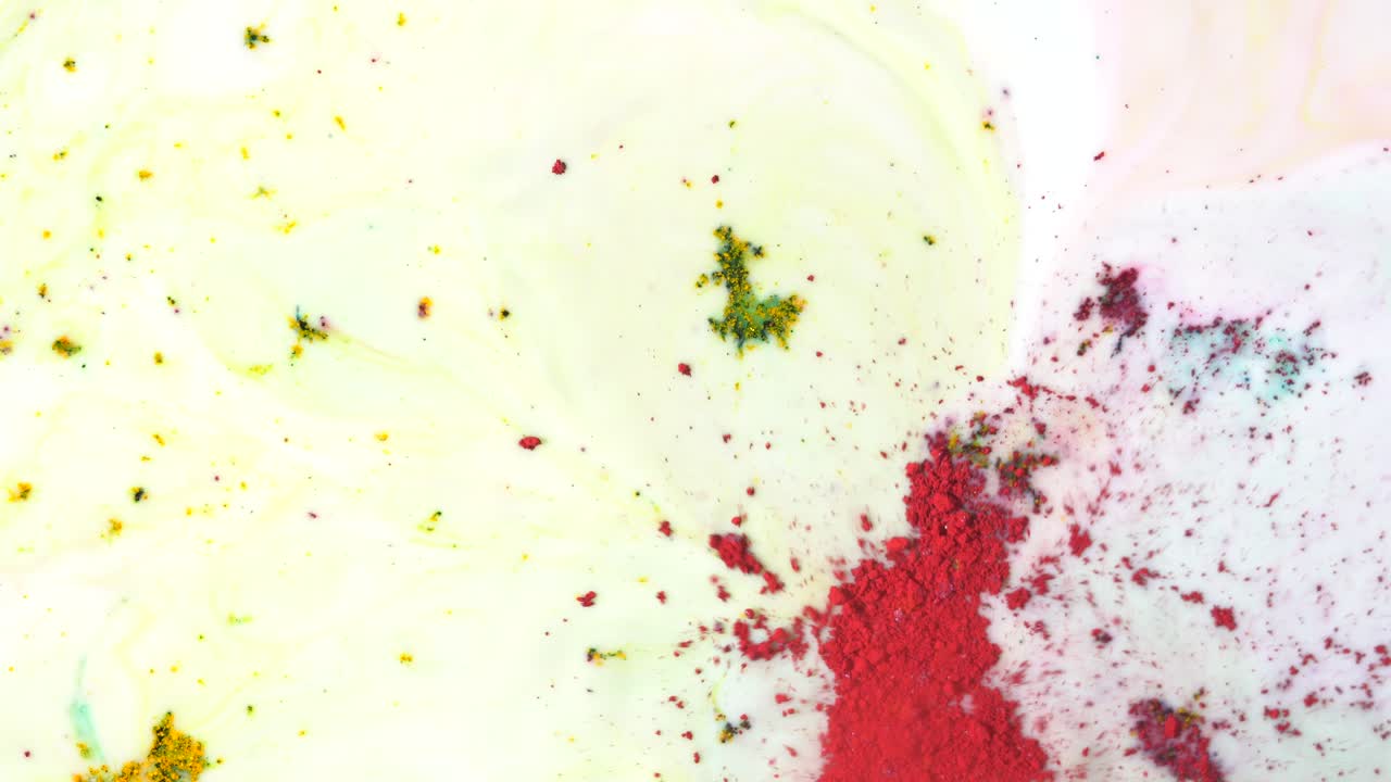 추상적인 다채로운 액체 예술