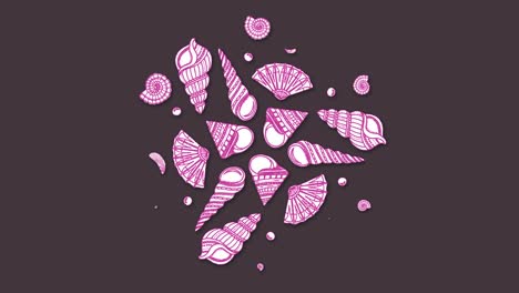 seashell pattern design