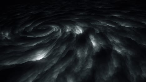 abstract dark twisting tornado storm cloud formation loop