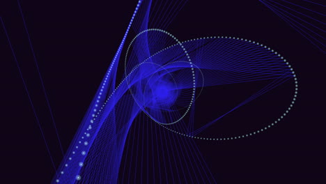 spiraled blue line with circular end a symbol of infinity and lifes cycles