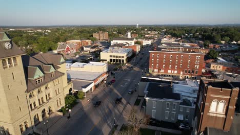 Pequeña-Ciudad-De-América,-Richmond-Kentucky,-Cerca-De-La-Universidad-Del-Este-De-Kentucky