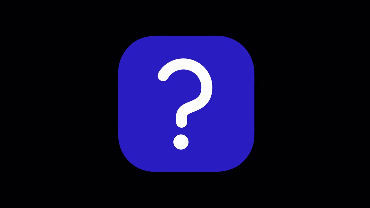 Rounded Square Help Button