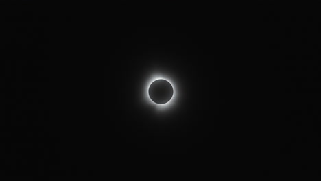 la corona solar es visible durante el eclipse solar total de 2024
