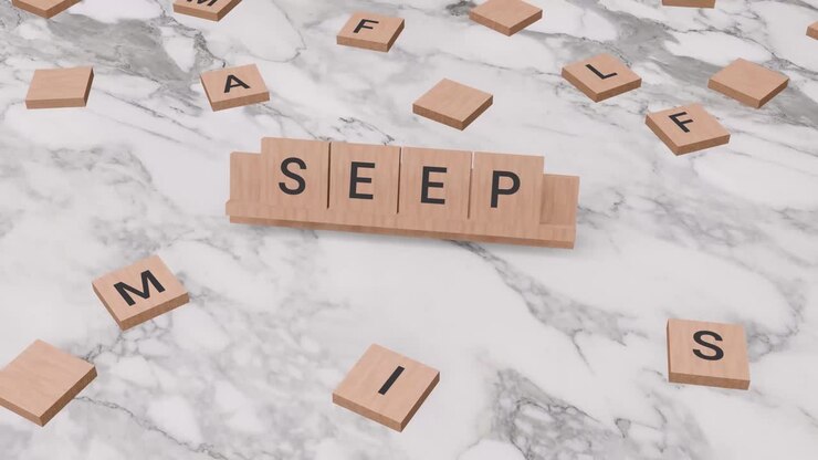 Seep word on scrabble