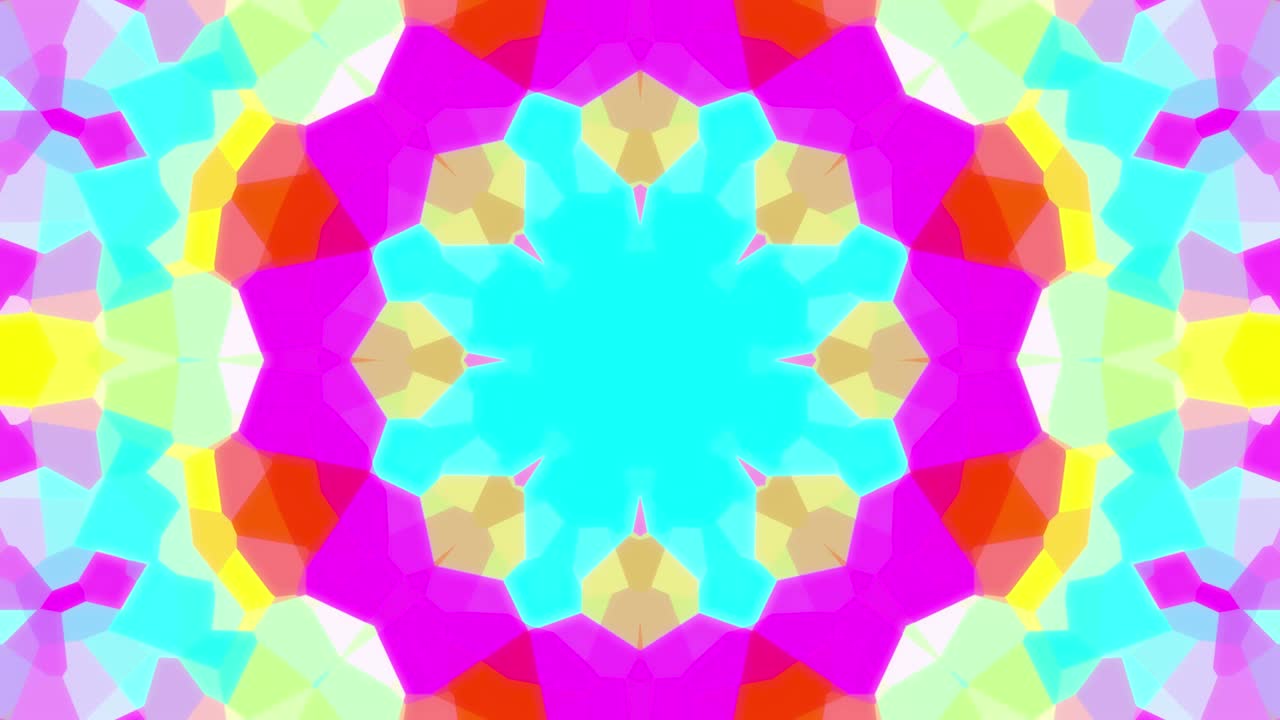 칼레이도스코프 추상 기하학적 효과 배경