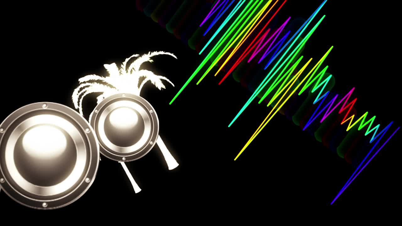 음악 스트럼 빈티지 vj 루프