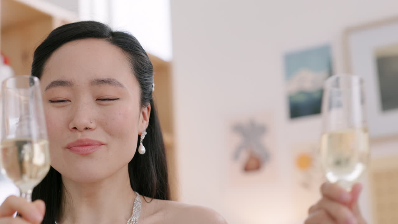 토스트,  ⁇ 페인과 신부와 함께 결혼식 음료