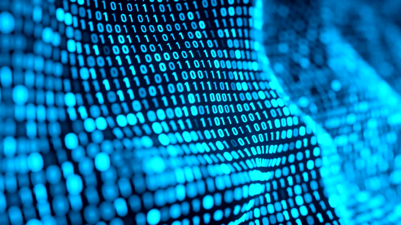 4K Abstract Binary Matrix.