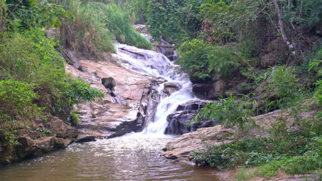 beautiful mae sa waterfall in chiang mai, thailand