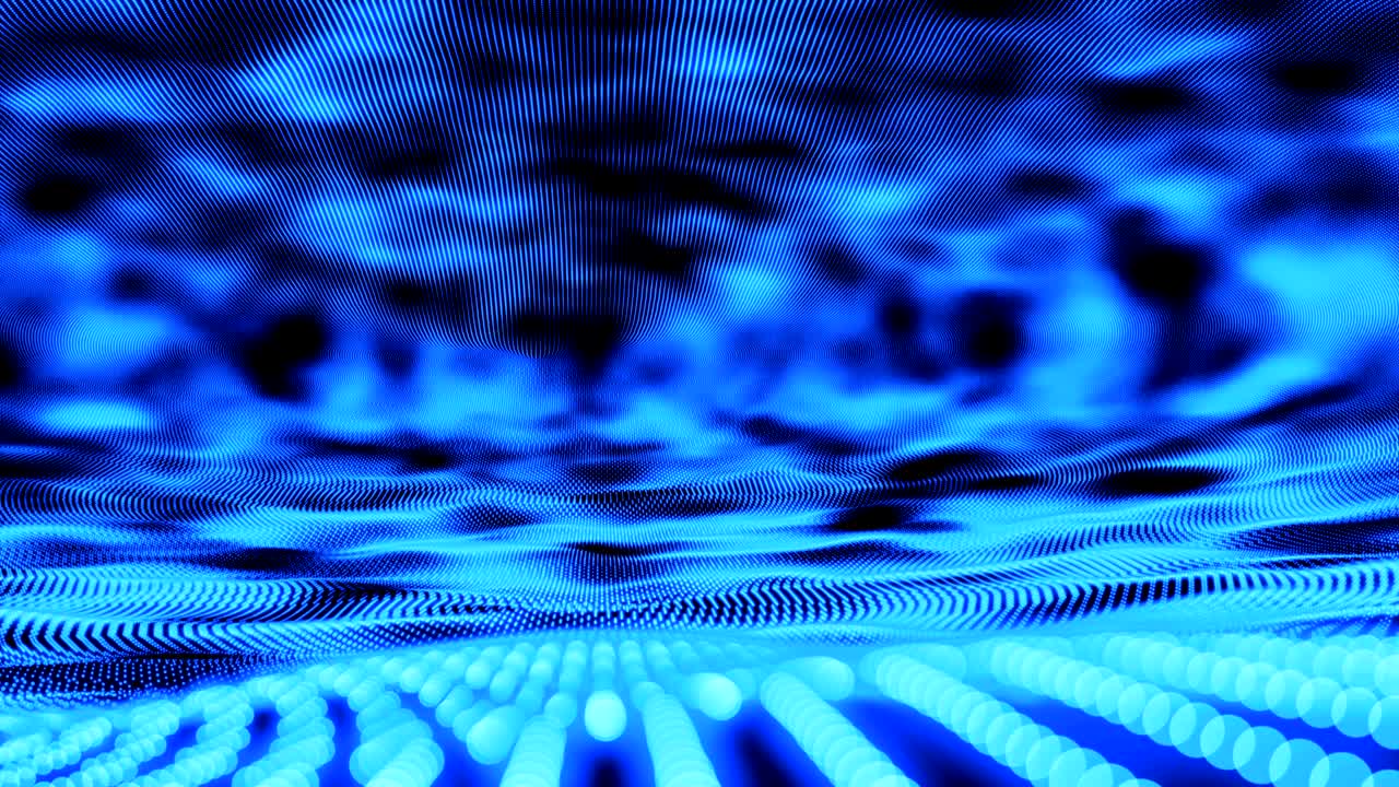 elemento digital de luz azul fondo de movimiento abstracto, bucle sin costuras, 4k