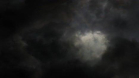 4k thunderstorm, cumulus clouds lightning storm background