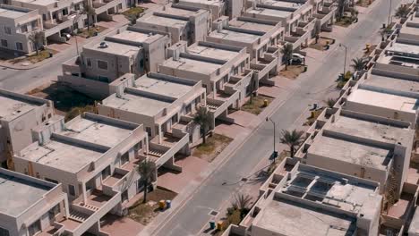 Aerial-View-Of-Bahria-Housing-Development-In-Karachi