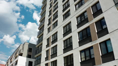 modern apartment building facade