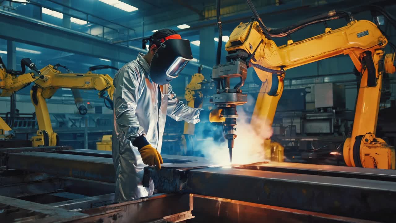 Robotic Welding in Industrial Setting