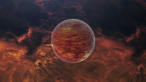 4k-Planeta-Venus-Con-Fondo-De-Sol