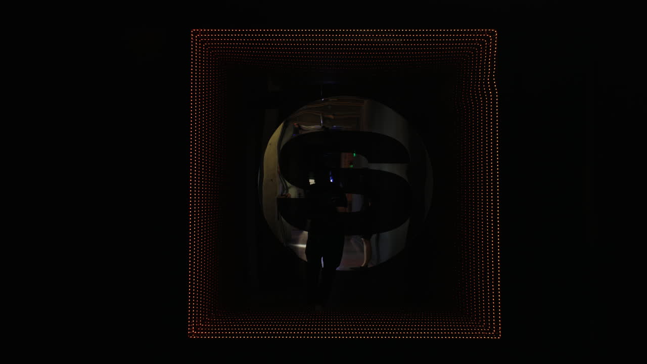Green Light Show with Letter S