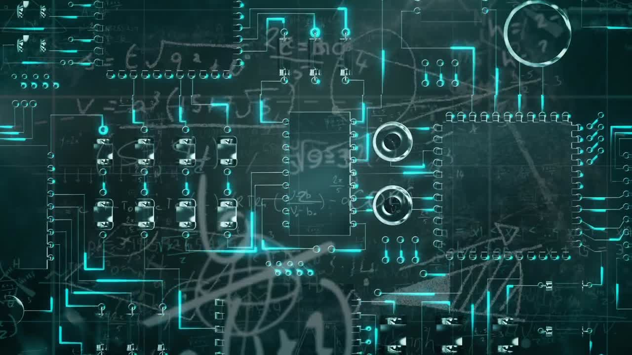 Mathematical equations against microprocessor connections
