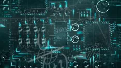 Mathematical equations against microprocessor connections