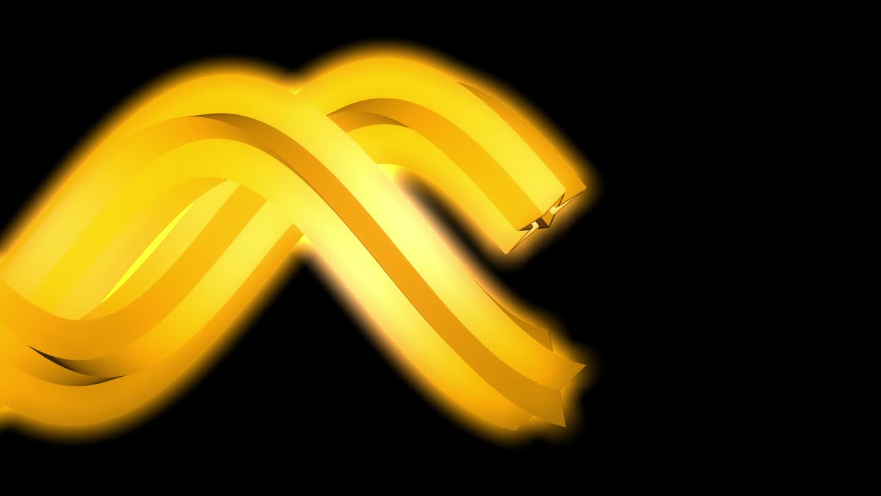 추상적인 별 모양의 회전