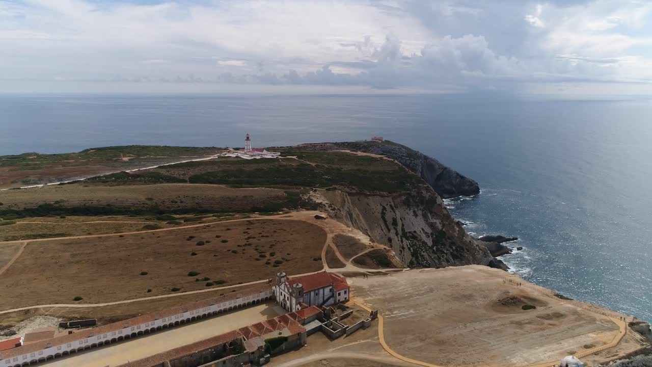 포르투갈 에 있는 카보 에스피 ⁇  세시브라 의 공중 사진