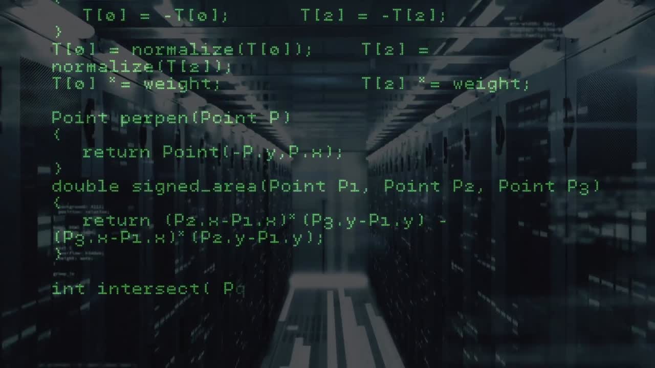 Animation of data processing over servers