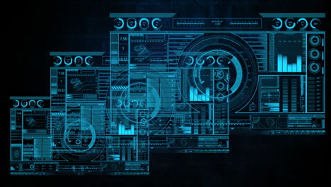animation of multiple digital business interfaces