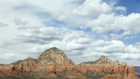 sedona arizona el lapso de tiempo las nubes bucle