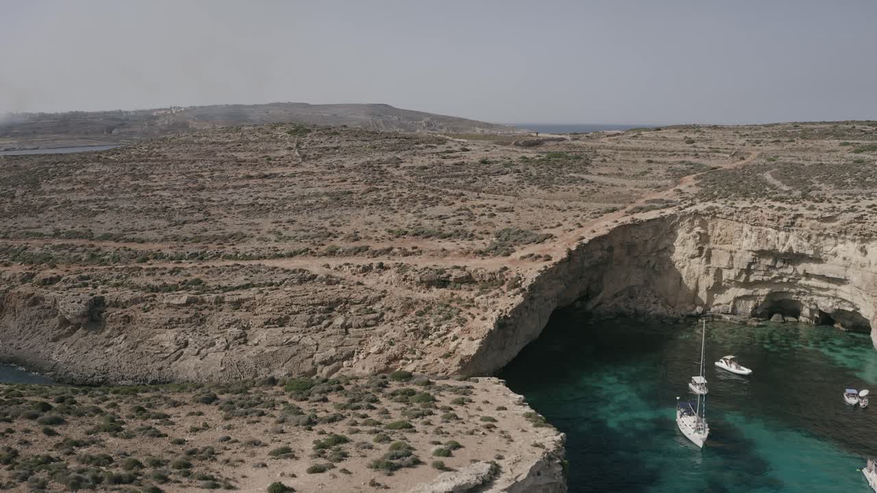 antena de acantilado remoto antena por mar