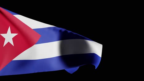 flag of cuba, background; 3d render