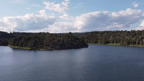 Henrys-Fork-Reservoir-In-Idaho-Mit-Vielen-Bäumen