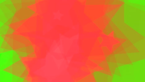 green background with moving circles