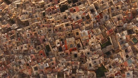 aerial: old medina in fez