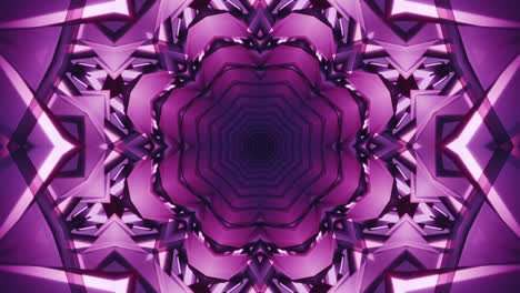 Futuristic,-sleek-and-modern-seamless-looping-kaleidoscope-corridor-background---hypnotic-minimalism-cyber-neon-purple-color---relaxing-melodic-psychill,-time-lapse-chillout-vj-music