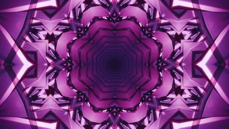 futurista, elegante y moderno fondo de corredor de caleidoscopio sin fisuras - minimalismo hipnótico color púrpura neón cibernético - psychill melódico relajante, música de vj chillout de lapso de tiempo
