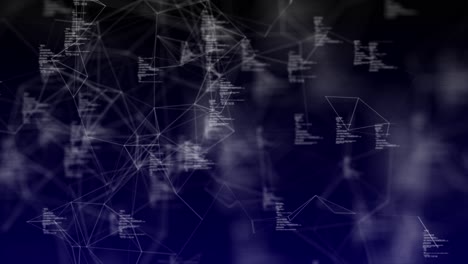 digital technology cyberspace cyber background line waves fiber optics lines dust particle big data