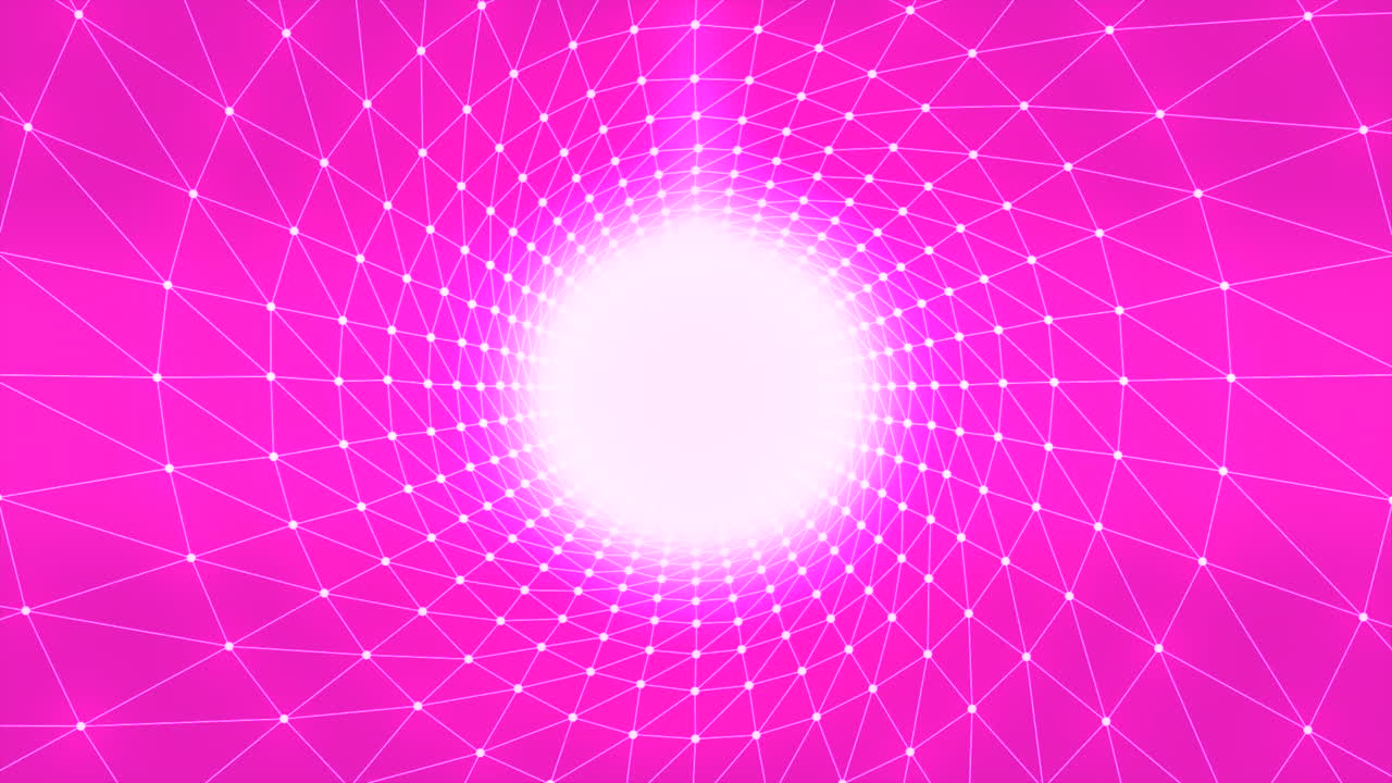 túnel geométrico rosa abstracto