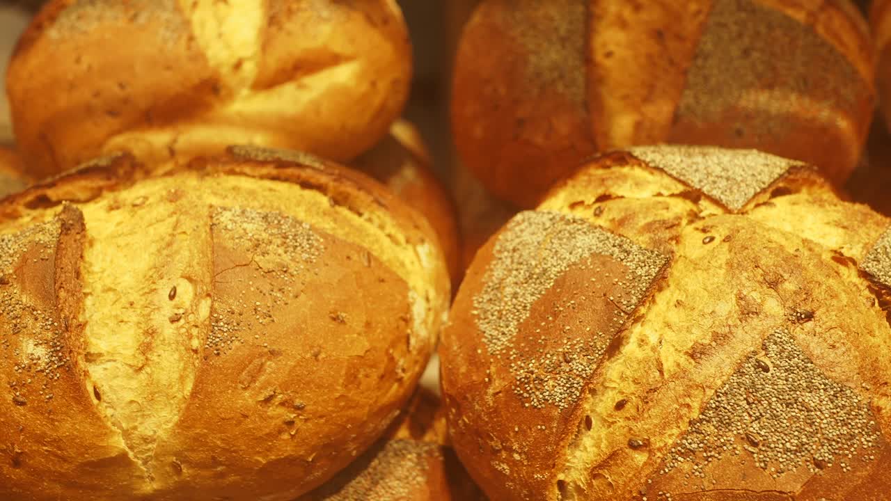 Assortment of Freshly Baked Bread