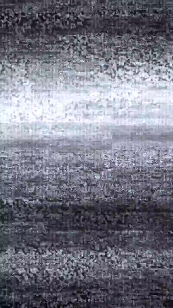 Flickering TV Static Noise and Glitch Screen