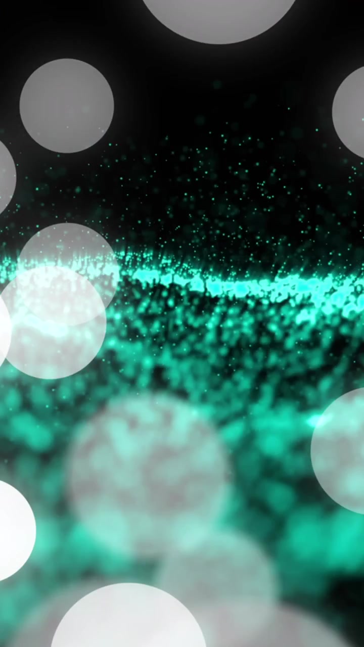Animation de points blancs sur des points