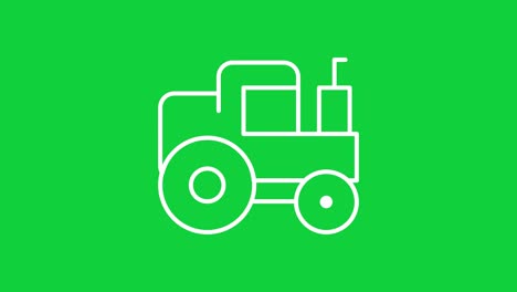 construcción de la pantalla verde_blanca_tractor