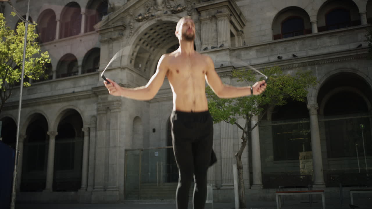 He's getting his heart rate up