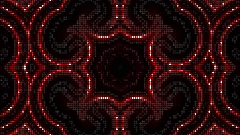 red dot kaleidoscope pattern