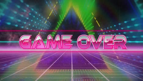 Animation-Von-Game-Over-Im-Digitalen-Abstrakten-Raum