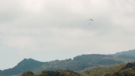 impresionantes paisajes de parapente sobre las montañas comechingones en argentina